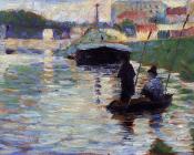 乔治修拉 - The Bridge, View of the Seine